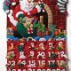 Bucilla Must Be Santa Advent Calendar Felt Applique Kit -13" x 25"