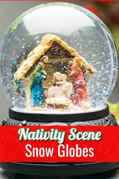 Nativity Scene Snow Globes